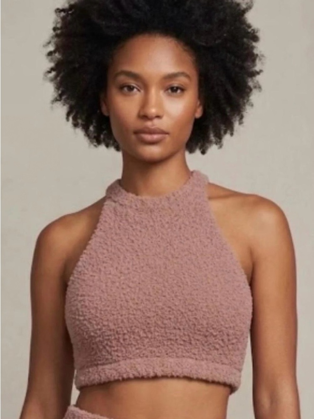 NWOT | SKIMS | Cozy Knit Halter Bra Top in Brown in S/M and L/XL
